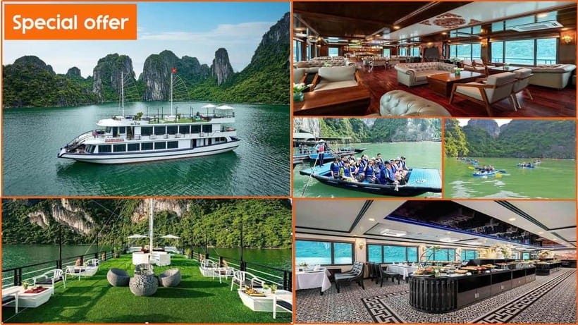 1 Day On 5-Star Halong Cruise With Highest Safety Equipments - From Hanoi to Ha Long Without the Headache