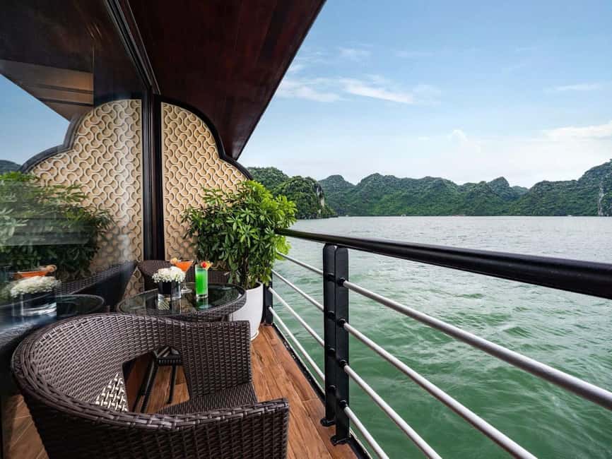 3-Day: Ha Long–Lan Ha Bay & Ninh Binh 5 Stars Cruise - Day 1: Lan Ha Bay islets, beach time, and spring-roll cooking