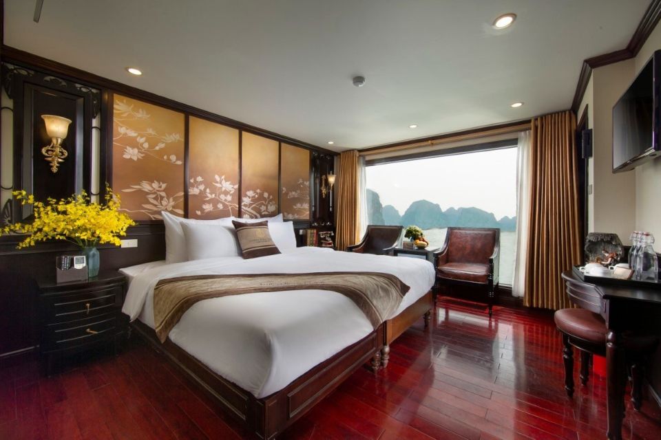 3 Day Hanoi - Ninh Binh - Halong Bay 5 Star Cruise & Balcony - The Cruise Experience: 5-Star Balcony Cabin and Onboard Comfort