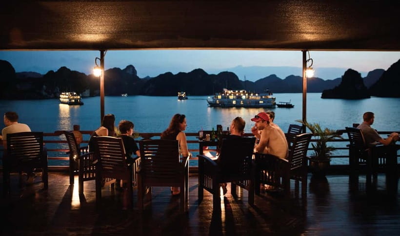 BestSeller - 2 Day 5-Star Overnight Cruise of Highest Safety - Day 1 timing from Hanoi Old Quarter to Tuan Chau harbor