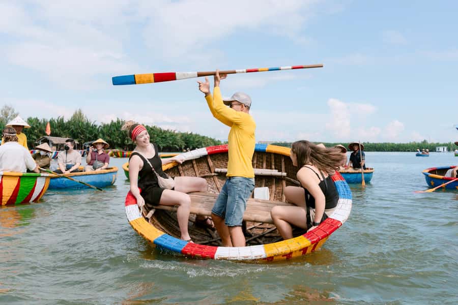 BUFFALO RIDING -BASKET BOAT & BIKE TOUR-HOI AN - Where you start and how the day is scheduled (8:30 or 1:30)