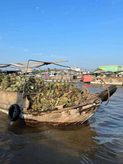Can Tho: Cai Rang Floating Market and Canals - From Bến Phà Xóm Chài to Cai Rang by wooden boat