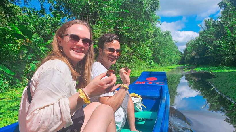 Can Tho: Floating Market & Lung Ngoc Hoang Nature Reserve - Cai Rang floating market from the water: how the “big show” feels when you’re low on the canals