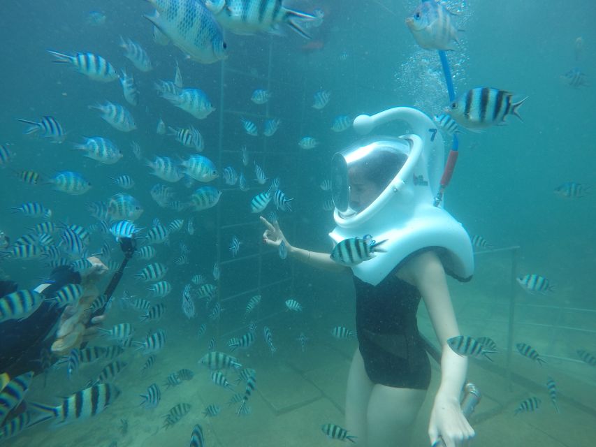 Cham Island: Underwater Walking & Snorkeling Tour - Snorkeling or sea-floor walking: how the day stays organized