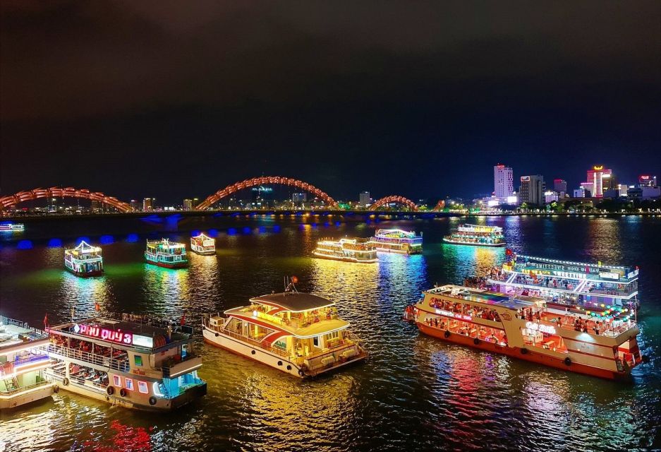 Da Nang: Han River Local Cruise by Night - Food and dinner: what changes if you upgrade