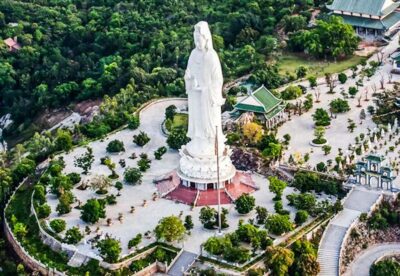 Da Nang: Lady Buddha, Marble Mountains, and Am Phu Cave Tour - Linh Ung Pagoda on Son Tra: the white Lady Buddha and big-sky views