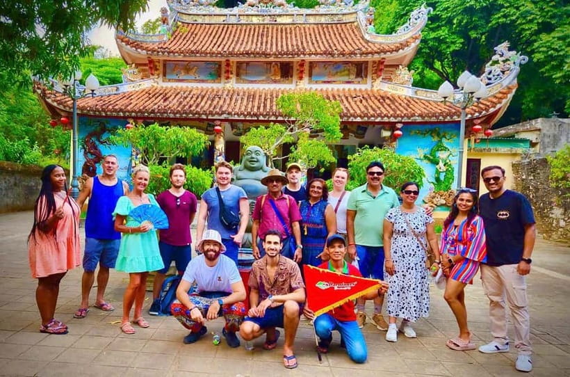 Da Nang: Marble Mountain, Monkey Mountain & Am Phu Cave Tour - Marble Mountains: temples, caves, and the real staircase workout