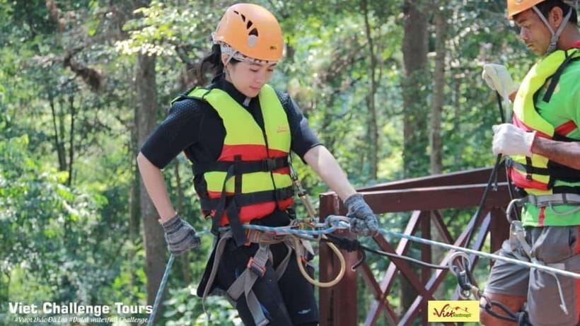 Dalat: Canyoning Extreme Adventure Vietnam - Lazy River Swimming and the Dry Cliff (15m) Combo