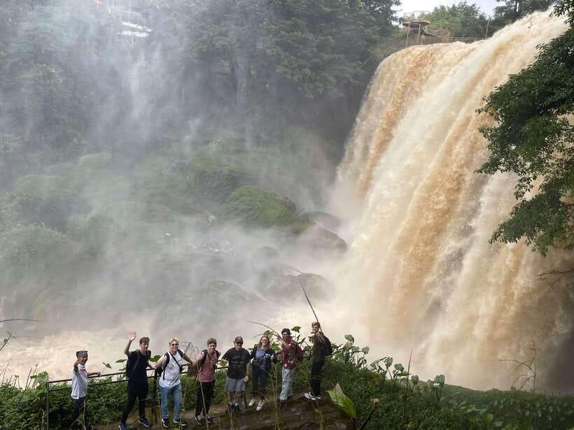 Dalat: The Secret Tour Plus Pongour Fall - Small Group - Pongour Waterfall first: the seven-tier highlight that sets the tone