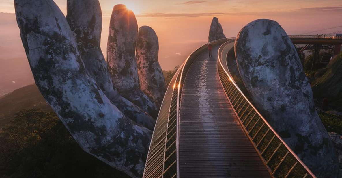 From Da Nang/Hoi An: Golden Bridge Ba Na Hills Full-Day Tour - Golden Bridge and the Huge Hands: what to expect on the walk