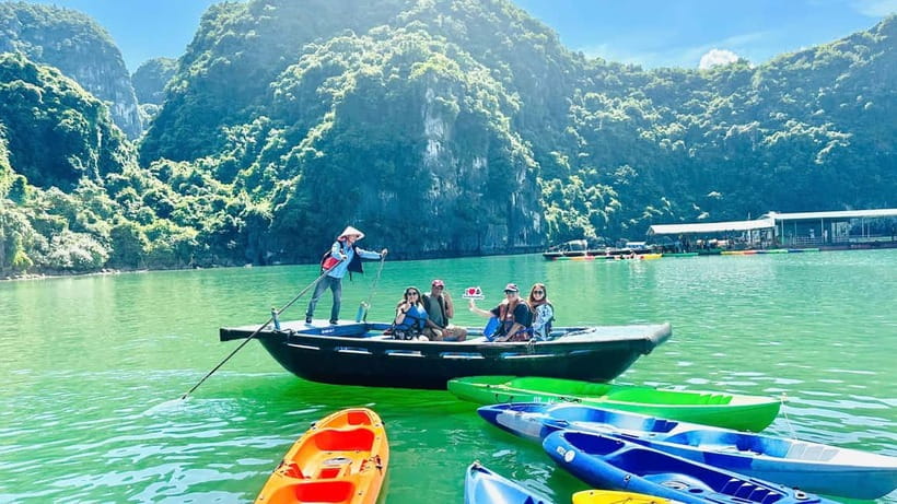 From Ha Long: Luxury Symphony Day Cruise with 2 Jacuzzi Pool - Lunch on board: buffet comfort without the guesswork
