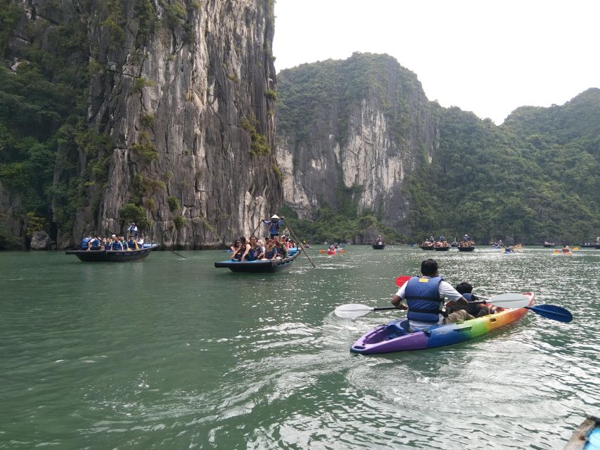 From Ha Noi - Fullday Trip Ha Long Bay - Surprising Cave: stalactites, stalagmites, and the 45–60 minute climb