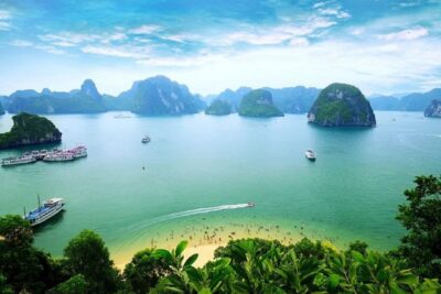 From Hanoi: 2-Day Ha Long Bay Tour with Ninh Binh and Cruise - Day 1 on Ha Long Bay: caves, kayaking, and Titop Island