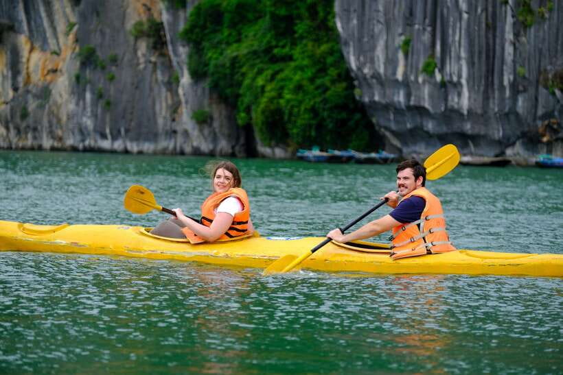 From Hanoi: 2-Day Halong Sapphire Cruise with Balcony Cabin - Food, Drinks, and On-Board Cooking You Can Actually Use Later