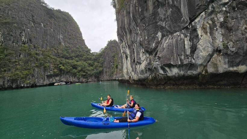 From Hanoi: 3D2N Ha Long & Lan Ha Bay by Le Journey Cruise - Day 2 in Lan Ha Bay: smaller-boat exploration plus Dark/Bright Cave