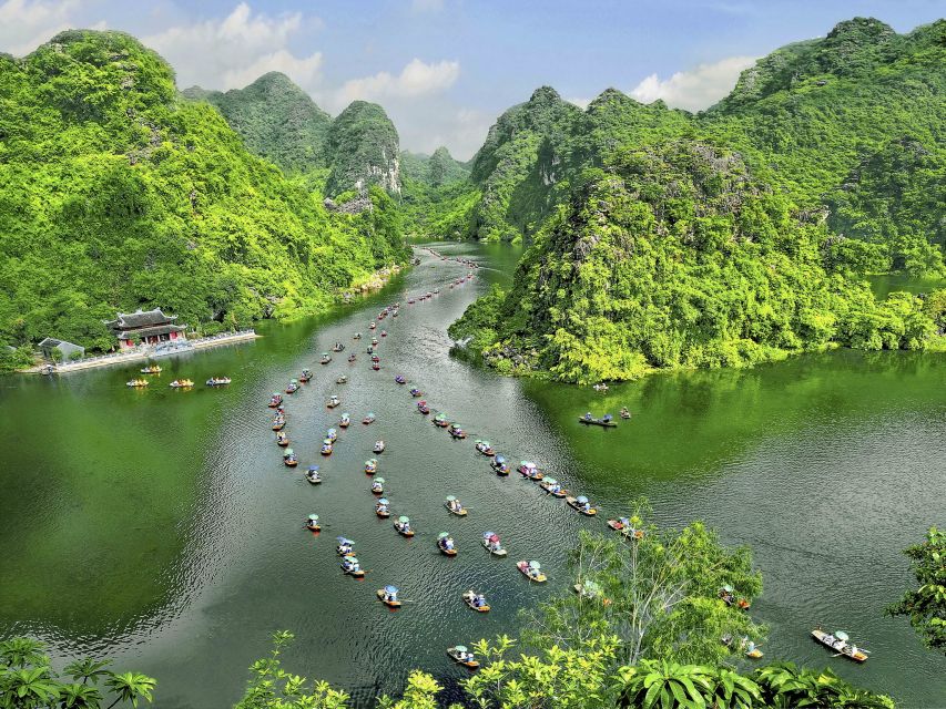 From Hanoi: Bai Dinh, Trang An, and Mua Cave Full-Day Tour - Bai Dinh Pagoda: 10-Meter Buddha and 500 La Han Statues