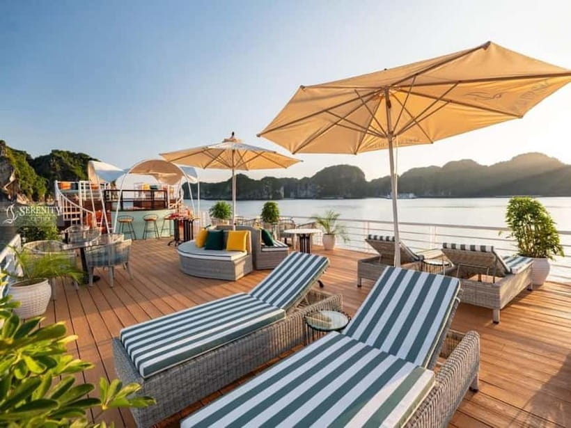From Hanoi: Cat Ba Island and Lan Ha Bay Cruise Day Trip - Lunch on Board: Seafood, Meat, and Vietnamese Rice