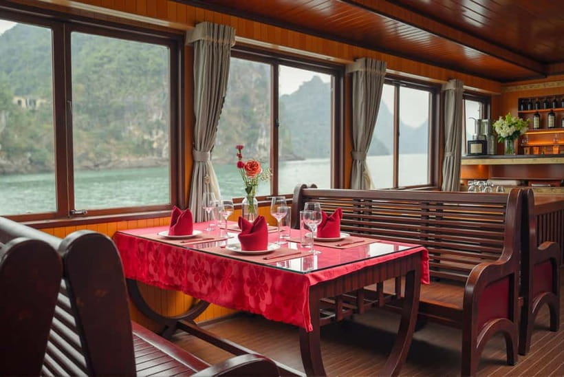 From Hanoi/Cat Ba: Lan Ha Bay Full-Day Boat Trip - Sunset cooking class onboard: learning local flavors with the bay fading