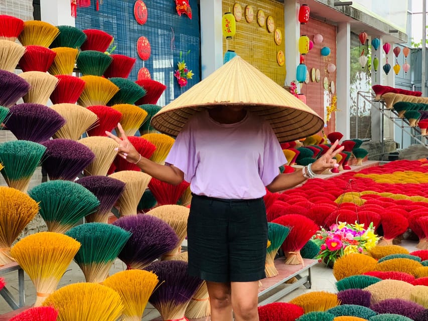 From Hanoi: Incense Village, Conical Hat and HaThai Art Tour - Ha Thai bamboo lacquer: what you create on the full-day tour (and what costs extra)