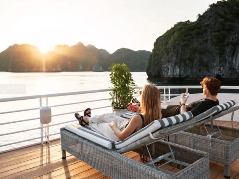 From Hanoi: Lan Ha Bay and Cat Ba Island Cruise with Lunch - Cai Beo fishing village and that slow-butterfly cruise feeling