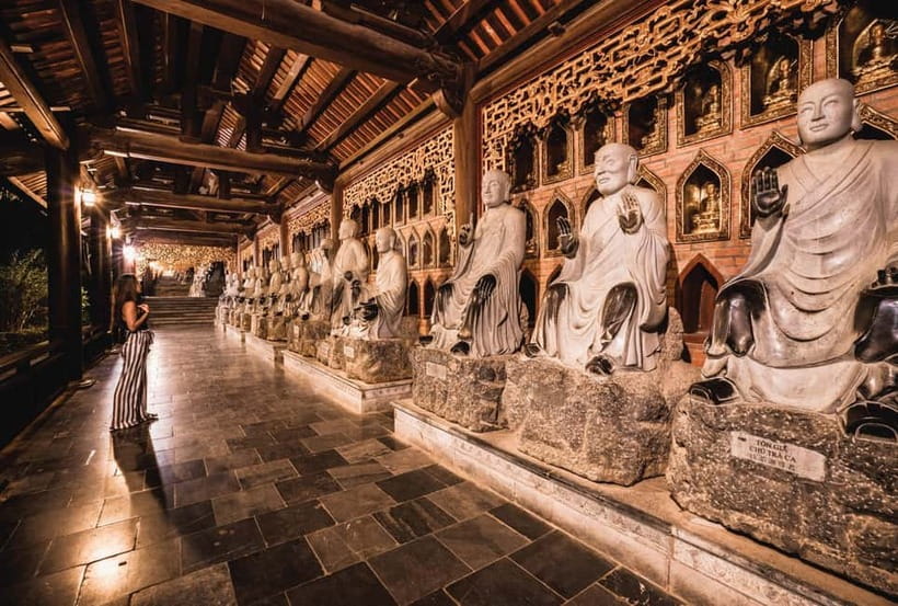 From Hanoi: Ninh Binh Boat Ride, Mua Cave Hike, Temple Visit - Bai Dinh Pagoda: massive scale, plus the one fee you must plan for