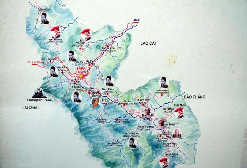 From Hanoi: Sapa Tour w Fansipan Peak 3 days 2 nights - The big walking day: Lao Chai, Ta Van, and Giang Ta Chai