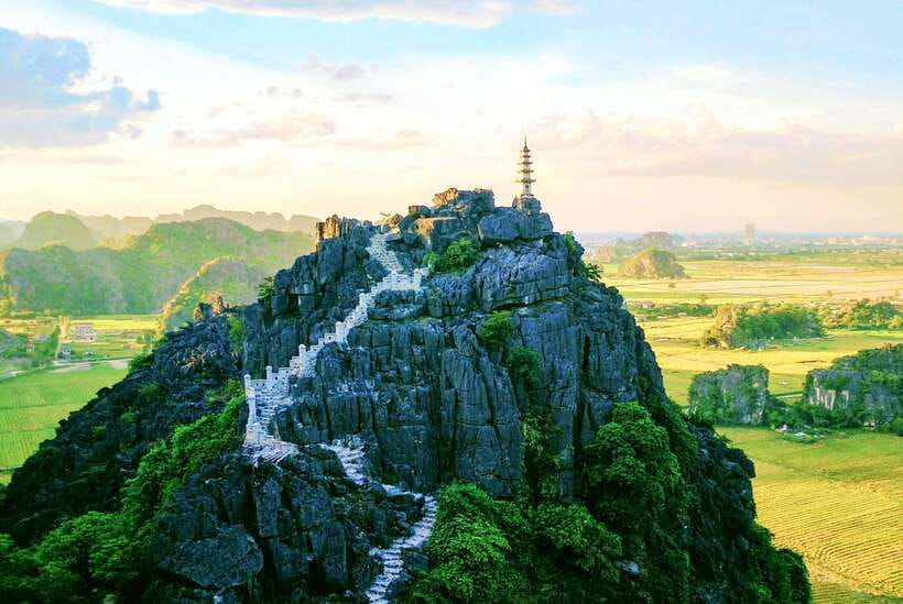 From Hanoi: Trang An Eco-tourism -Bai Dinh pagoda & Mua Cave - Bai Dinh Pagoda: temple scale in numbers