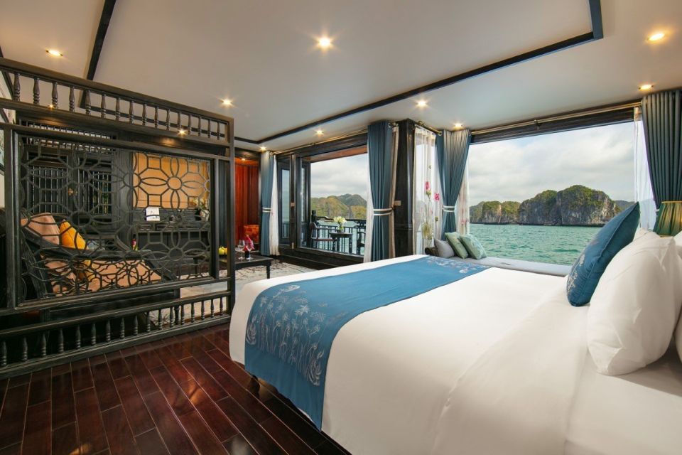 Hanoi: 3-Day Ninh Binh, Ha Long, & Lan Ha Bay 5-Star Cruise - Five-star cruise life: balcony time, buffet spreads, and onboard fun