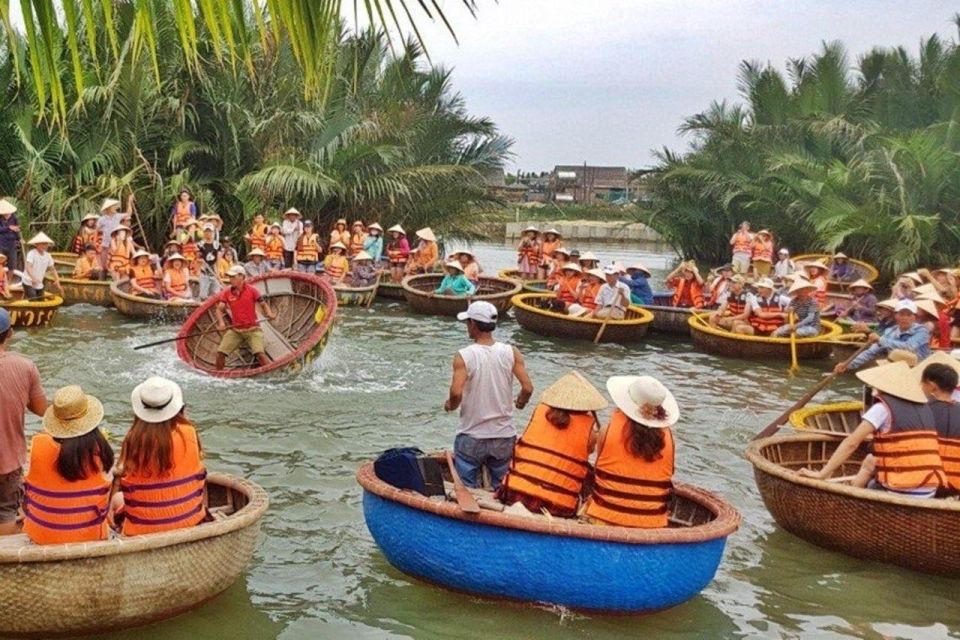 Hoi An : Cam Thanh Basket Boat Riding W Two-way Transfers - Basket boat basics: 45 minutes in a bamboo basket on calm water