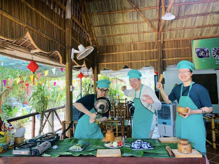 Hoi An/Da Nang: Vegetarian Cooking Class & Basket Boat Ride - Cooking Like You Mean It: Making Four Vietnamese Dishes