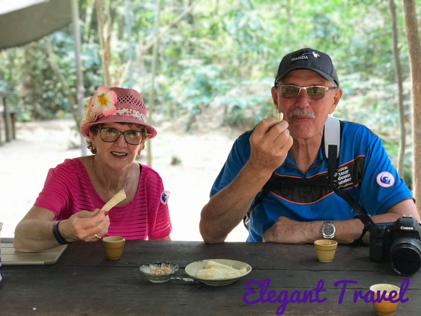 Private Cu Chi Tunnels & Mekong Delta: Full-Day Guided Tour - Rowboat through small waterways and fruit-farm reality